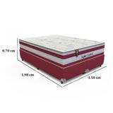 Conjunto Box Queen Agility Confort - 158 x 198 x 70 - Orthoflex