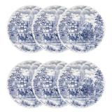 Conjunto c/ 6 pratos rasos 26cm - actual cena inglesa - oxford biona - Oxford daily