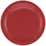 Conjunto c/ 6 pratos rasos 26cm - floreal red - oxford daily