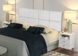 Conjunto Cabeceira Box Casal 1,40 Bella / Kit 2 Criados Mudo Domus Branco - RPM Móveis