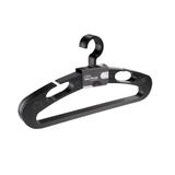 Conjunto Cabides Tutto Piccolo 42,1 x 0,4 x 20,8 cm 6 peças Preto - Coza - Brinox