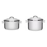 Conjunto Caçarola 1,8L e Caldeirão 4,6L Tramontina 403186 Prata