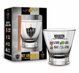 Conjunto caipirinha copo+socador - atlético - Brasfoot