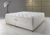 Conjunto Cama Box+Colchão Queen DG841Magnético Massageador 158X198X68 Intermediário Branco D'Angelis - Anjos do brasil