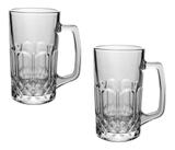 Conjunto Caneca De Vidro Chopp Cerveja 500ml Kit 2 Pcs - Nova