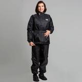 Conjunto Capa De Chuva California Nylon Feminina Preto - California racing