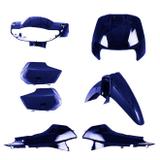 Conjunto Carenagem Pro Tork Biz 100 1998/1999 Azul Iguassu
