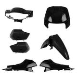 Conjunto Carenagem Pro Tork Biz 100 2000 Até 2005 Preto