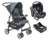 Conjunto Carrinho De Bebê Rio K - Burigotto - Geo Preto