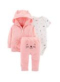 Conjunto carters terry 3 peças - cat - 9m - Carter's