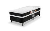 Conjunto Castor Black White Air D45 Double Face Solteiro 78x188x27 + Box Castor
