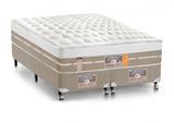 Conjunto Castor Silver Star Air Pocket Max Queen 158x198x36 + Box Castor