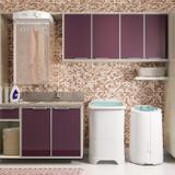 Conjunto Centrífuga Megadry Lavadora Poptank 5kg e Secadora Sun 220V Mueller Branco