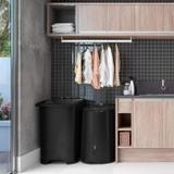 Conjunto Centrífuga Super 5kg e Tanquinho Supertank com Aquatec 8kg Mueller Preto