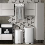 Conjunto Centrífuga Super 5kg Lavadora Family 10kg e Secadora Solaris 8kg 220V Mueller Branco