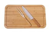 Conjunto Churrasco Bamboo Tábua Retangular - Mor