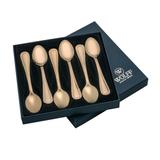 Conjunto Colheres Para Chá Wolff Avalon 6 Peças Inox Dourado