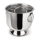 Conjunto com 04 Baldes Térmicos 6 Litros Multiuso Bar Festa - Forma inox