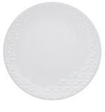 Conjunto com 12 pratos rasos mia branco - oxford porcelanas