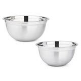 Conjunto com 2 Bowls em Inox 22cm e 26cm - Carisma