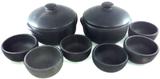 Conjunto com 2 Panelas de Barro nº 4 e 6 cumbucas P. - Sisiarte
