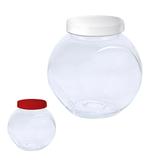 Conjunto com 2 potes / baleiros de vidros com tampas de metal colors 1800ml cada - Wellmix