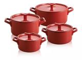 Conjunto com 4 Panelas de Cerâmica Electrolux Infinite AmpliCook