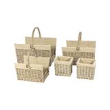 Conjunto com 5 Revisteiros com Cestos de Vime - Goods br
