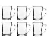 Conjunto com 6 Caneca Xicara de Vidro 210 ML - Dm brasil