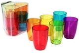 Conjunto com 6 Copos Coloridos 275ml COT2 20202/7188 - Coza