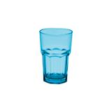 Conjunto com 6 Copos de Vidro Dance Azul 310Ml - Lyor