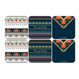 Conjunto com 6 Porta Copos de cortiça - Frida Kahlo - Urban