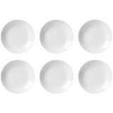 Conjunto Com 6 Pratos De Sobremesa 21cm Coup White Em18-4812 Oxford