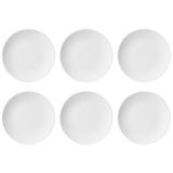 Conjunto Com 6 Pratos Rasos 28cm Coup White Em12-4812 Oxford