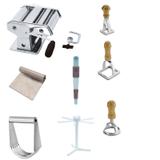 Conjunto com 8 itens para fazer massas, com maquina - Mimo ltda