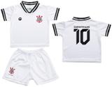 Conjunto Corinthians Uniforme Infantil Branco - Torcida Baby - Revedor