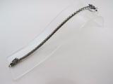 Conjunto Corrente 60cm + Pulseira Palmera Em Prata 925 - Dg presentes