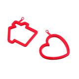 Conjunto CUORE e CASA. Conjunto com 2 moldes para ovo em formato de casa e coração Silikomart - Prana