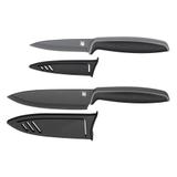 Conjunto de 2 Facas em Aço Inox Touch WMF Preta