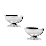 Conjunto de 2 Taças para Sobremesa Aço Inox 10cm - Gourmet mix