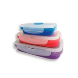 Conjunto de 3 Potes de Silicone 900/700/300 ml D6675 - New hawai