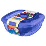 Conjunto de 3 potes quadrado plast (707,709,712) azul Cód. 5806 - Sanremo