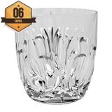 Conjunto de 6 Copos de Whisky em Cristal 330ml Fire Bohemia - Rojemac