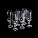 Conjunto De 6 Taças 280ml Para Cerveja Em Cristal klaudie Bohemia Rojemac