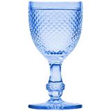 Conjunto de 6 Taças para Água 255ml Azul Bico de Jaca Bon Gourmet - Rojemac