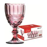Conjunto de 6 Taças para Vinho 220ml Lilás Class Home