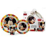 Conjunto de Alimentação 3 Peças Mickey 306521 Lillo