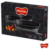 Conjunto de Assadeiras Celebrity com 3 Peças - Marinex