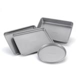 Conjunto de Assadeiras Formas Antiaderente Profissional Alta Performance 4 Peças Farberware