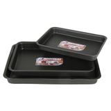 Conjunto de Assadeiras Retangular Antiaderente 3 Peças Marcolar Preta